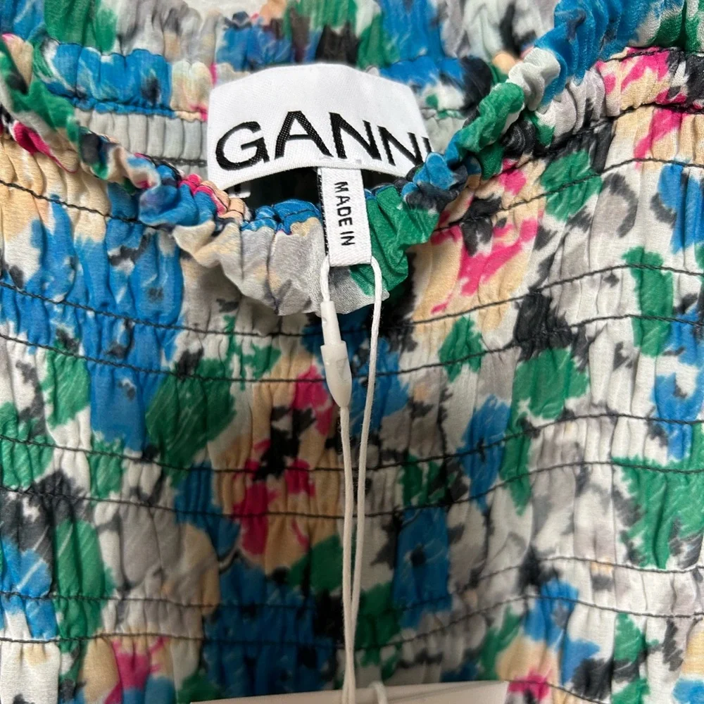 Women’s GANNI midi dress, European size 36 which is US size 4, new with tags - Picture 4 of 7